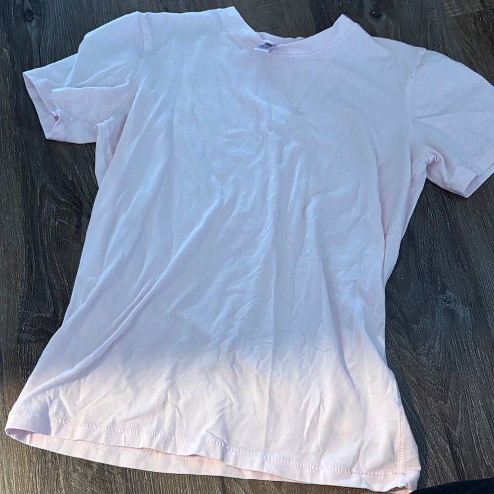 Skims pink short sleeve tee